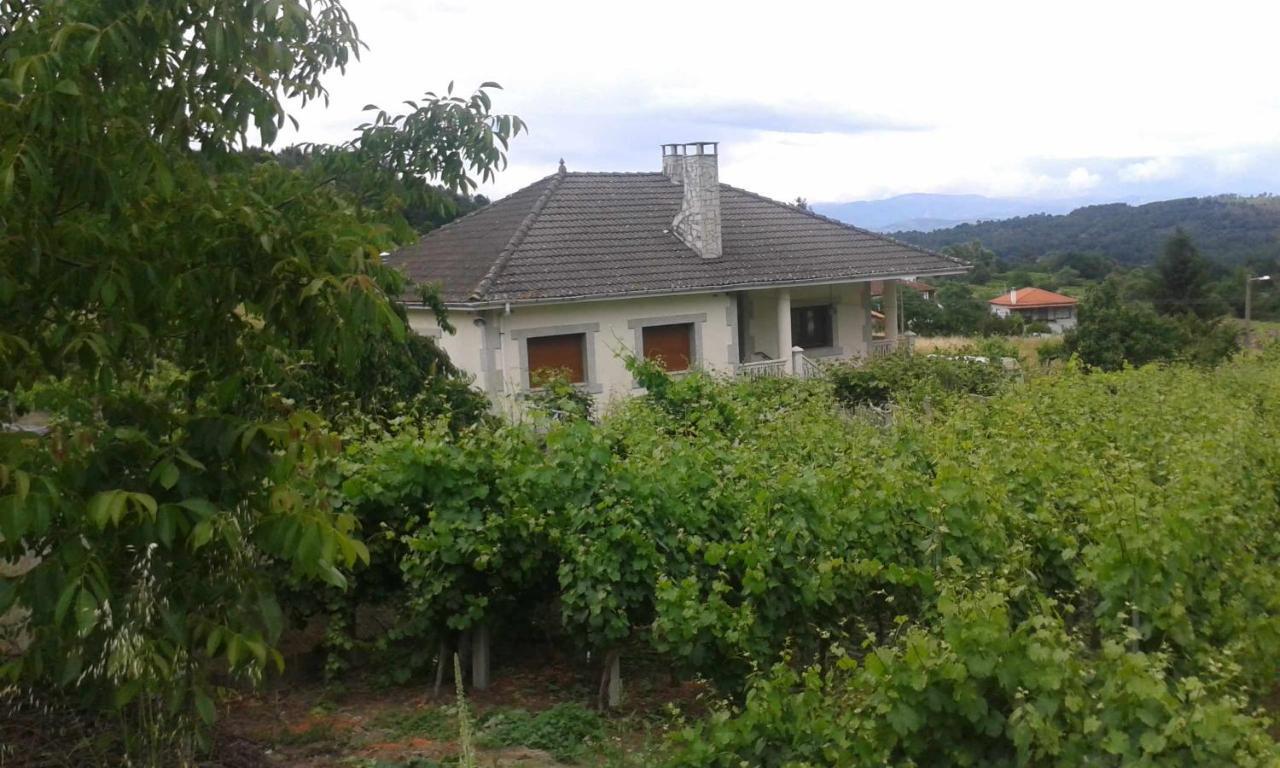 Villa Con Piscina En Panton Ribeira Sacra Galicia Ideal Para Familias Luaran gambar